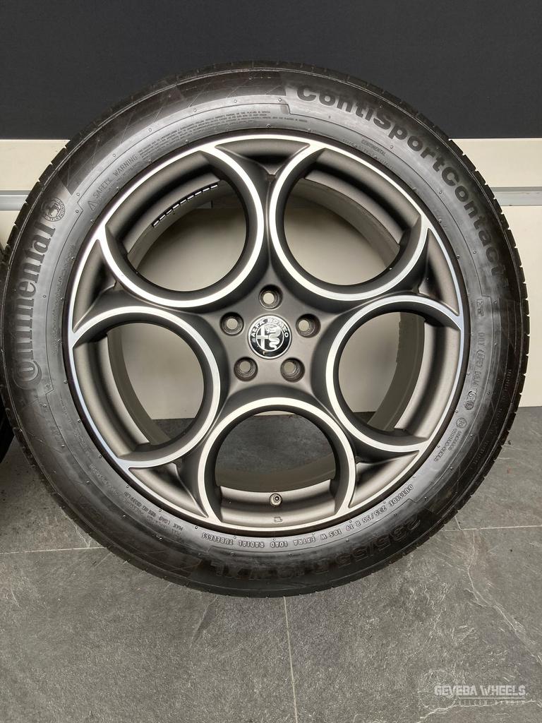 19” originele Alfa Romeo Stelvio velgen + banden 5x110 15611, Autos : Pièces & Accessoires, Pneus & Jantes, Pneus et Jantes, Véhicule de tourisme