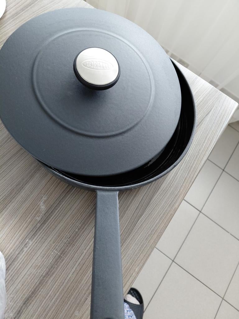 Gietijzer pan Boretti, Maison & Meubles, Enlèvement, Fonte