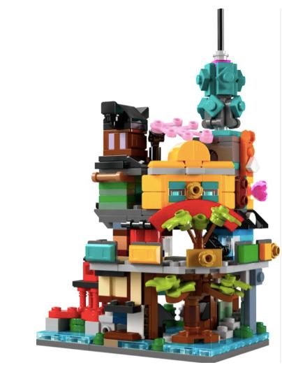 LEGO Micro NINJAGO City Gardens 40705, Kinderen en Baby's, Speelgoed | Duplo en Lego, Verzenden, Zo goed als nieuw, Lego