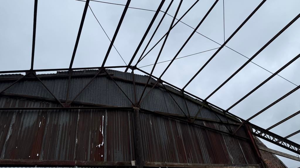 Hanger staalconstructie, Tuin en Terras, Overkappingen, Ophalen, Gebruikt, Overige typen