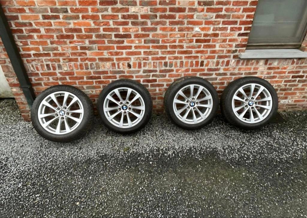 jantes + pneus d'hiver BMW série 3, Pneus et Jantes, Pneus hiver, Véhicule de tourisme, 17 pouces