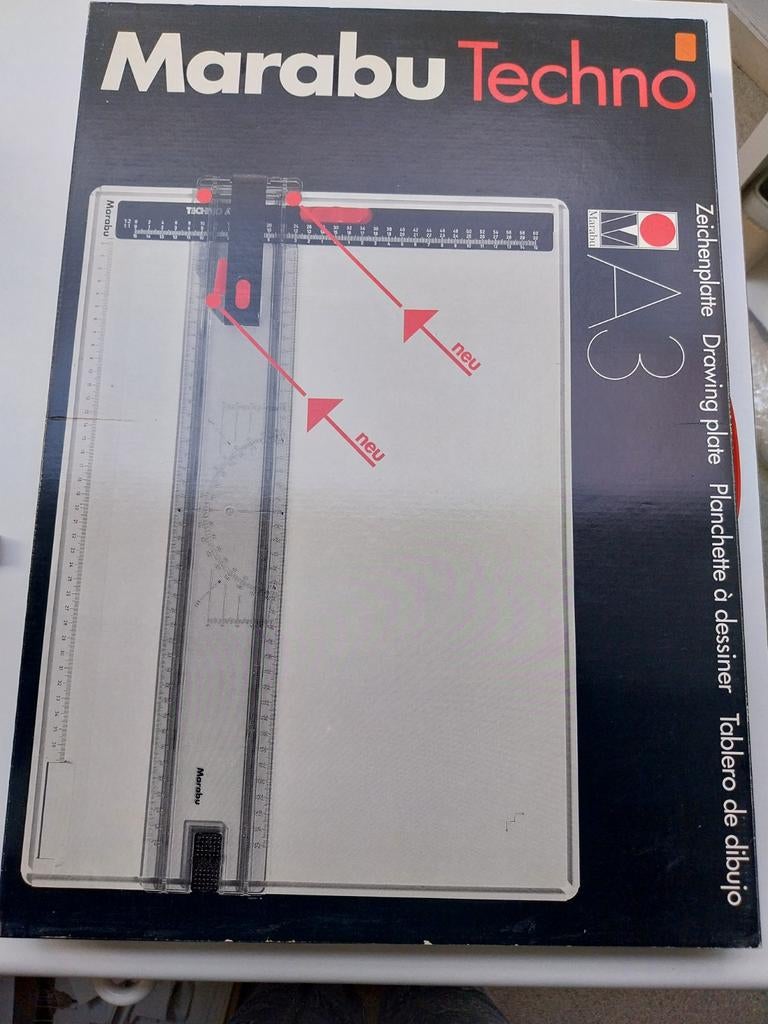 Tekentafel / tekenplank /  ontwerptafel Marabu Techno A3, Doe-het-zelf en Bouw, Tekentafels, Ophalen