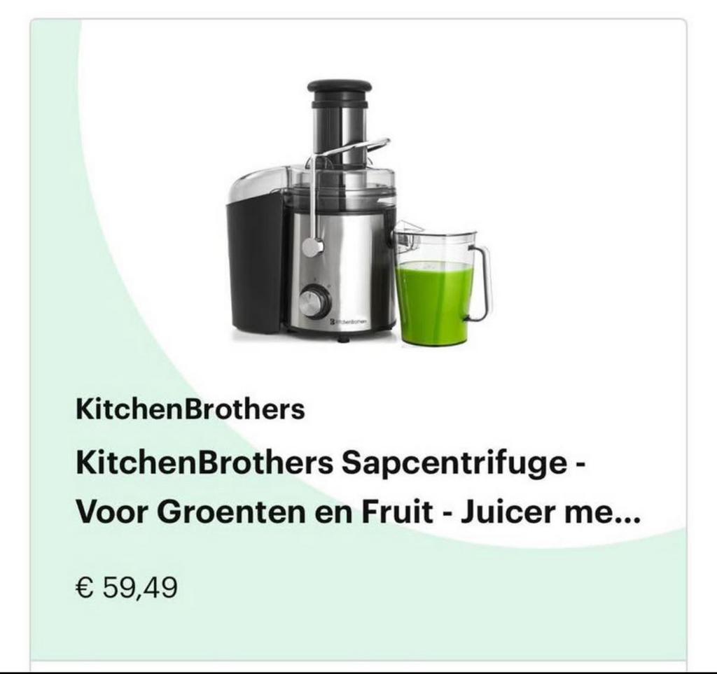 Juicer, Elektronische apparatuur, Juicers, Zo goed als nieuw, Sapcentrifuge, Ophalen