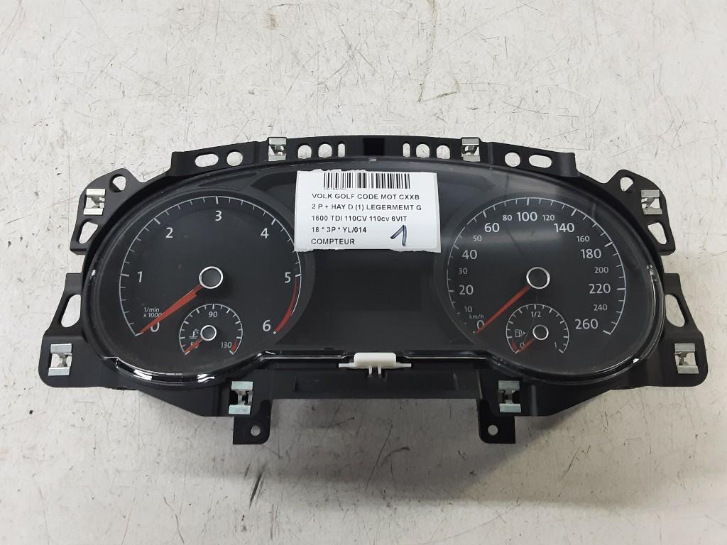 KM TELLER Volkswagen Golf VII (AUA) (5G0920860A), Auto-onderdelen, Dashboard en Schakelaars, Volkswagen, Gebruikt