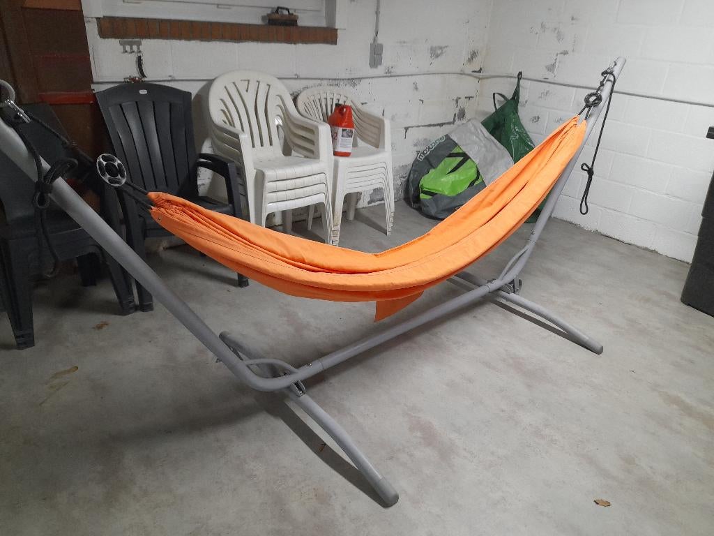 IKEA hangmat - GWEM + RISO, Tuin en Terras, Ophalen, Gebruikt, Met standaard, Eenpersoons