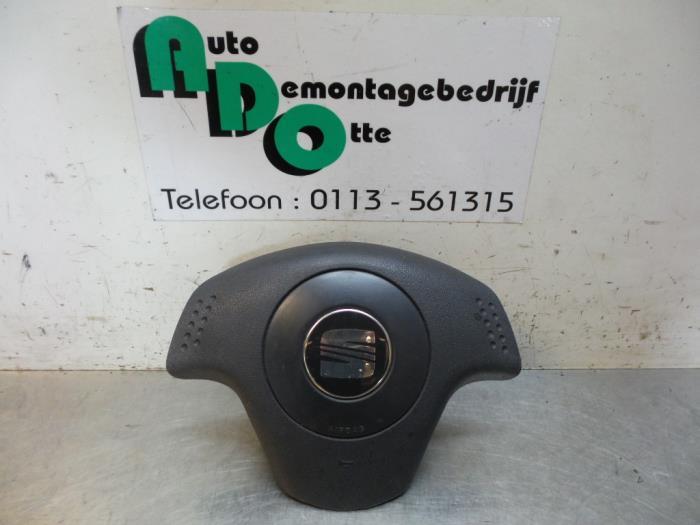 Airbag gauche (volant) d'un Seat Ibiza (Ibiza 02-), -, 3 mois de garantie, Utilisé, -