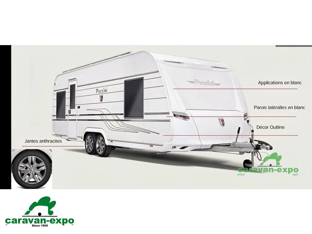 TABBERT PUCCINI 620 SD/F 2026, Caravanes & Camping, Jusqu'à 4, 6 à 7 mètres, Entreprise, Tabbert