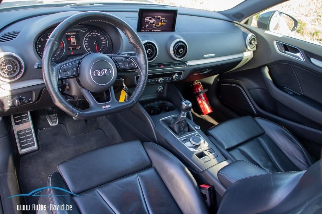 Audi A3 TDi Quattro 2.0 S-LINE/SIÈGES SPORT/CUIR /CAMERA, Cuir, Argent ou Gris, Achat, Entreprise