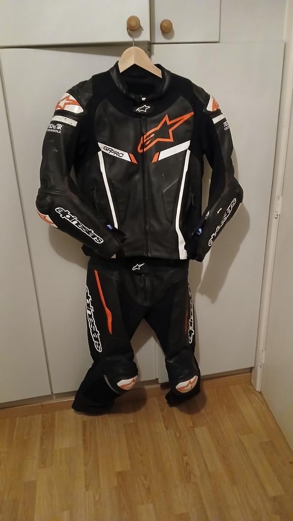 Racecombi alpinestars, tech air race voorbereid, Ophalen, Heren, Combipak, Tweedehands