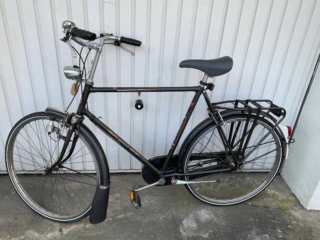 Mannenfiets gazelle, Fietsen en Brommers, Ophalen, Gebruikt, Versnellingen, Schijfrem