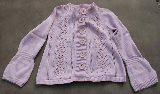 Lichtroze katoenen gilet – Premaman – 3 jaar, Kinderen en Baby's, Gebruikt, Meisje, Trui of Vest, Ophalen of Verzenden