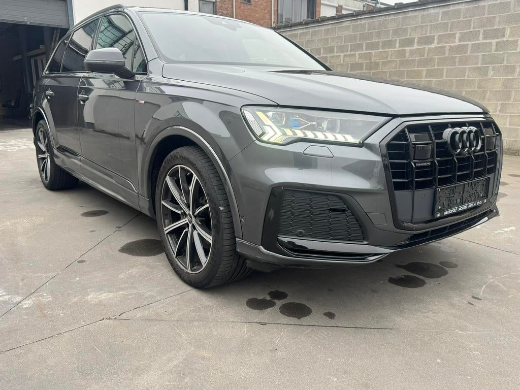 Options de l'Audi Q7 S-Line 50 TDI 3.0 7 places 2020, Achat, Euro 6, Entreprise, Noir