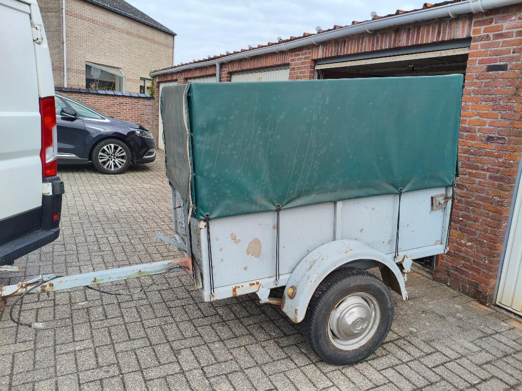 Gesloten aanhanger, Ophalen of Verzenden, Gebruikt