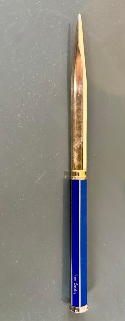 Briefopener Pierre Cardin - verguld, Ophalen, Gebruikt