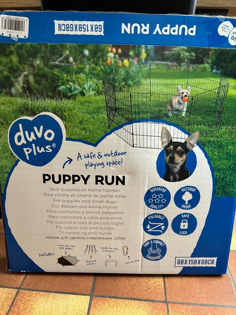 Puppy ren, Dieren en Toebehoren, Ophalen, Hondenkennel, 110 cm of meer, Minder dan 65 cm