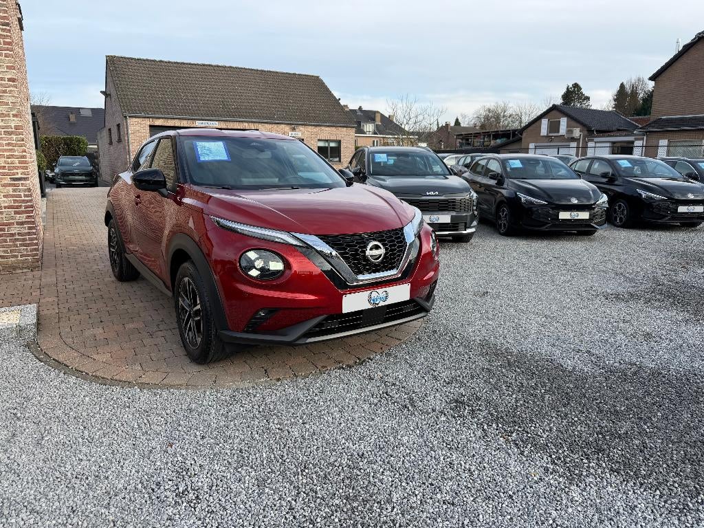 Nissan Juke 1.0 DIG-T 114PK DCT N-Connecta + COLD/PACK NIEUW, Autos, Nissan, Rouge, Achat, Euro 6, Entreprise