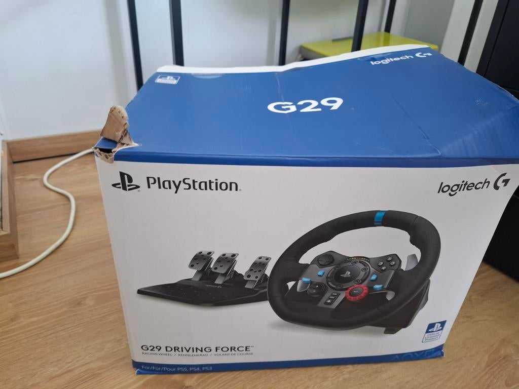 Logitech g29 steering wheel voor ps4, Games en Spelcomputers, Ophalen, Gebruikt, Stuur of Pedalen, PlayStation 4
