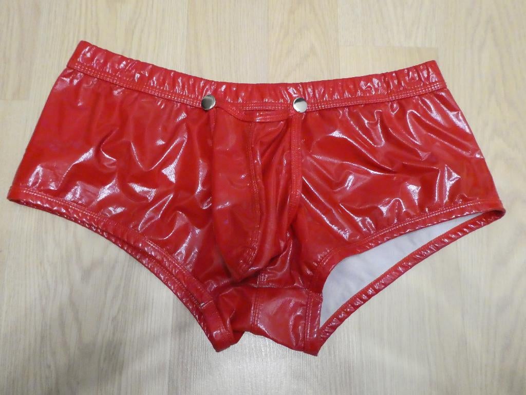 Slip Lak PVC Rood Met Klep, Ophalen of Verzenden, Rood, Slip