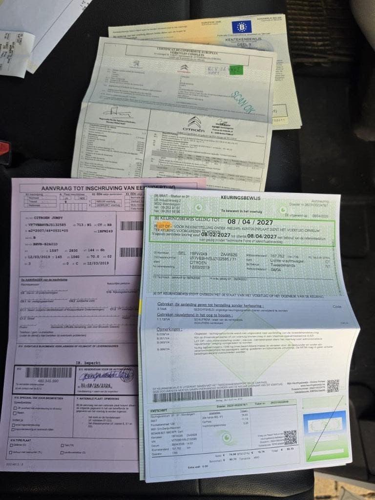 CITROEN JUMPY euro 6b,  158000km, met Keuring Car-Pass, Auto's, Bestelwagens en Lichte vracht, Bedrijf, Te koop, ABS, Airbags