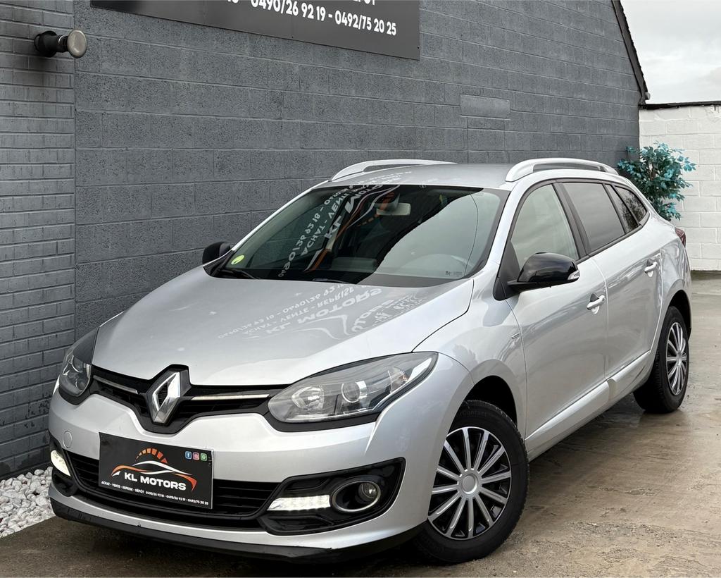 RENAULT MEGANE LIMITED 1.5DCI 2015 188 000KM CARPASS, Auto's, Voorwielaandrijving, Euro 5, Stof, Zwart