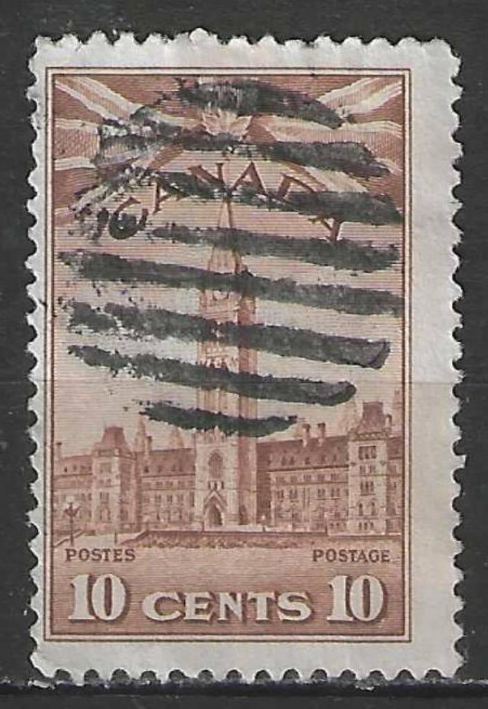Canada 1943-1948 - Yvert 213 - L'édifice du Parlement (ST), Envoi, Affranchi