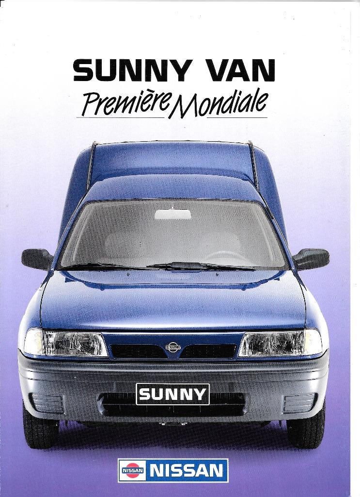 NISSAN SUNNY, FOURGONNETTE ET CUBIC, Enlèvement ou Envoi, Comme neuf, Nissan