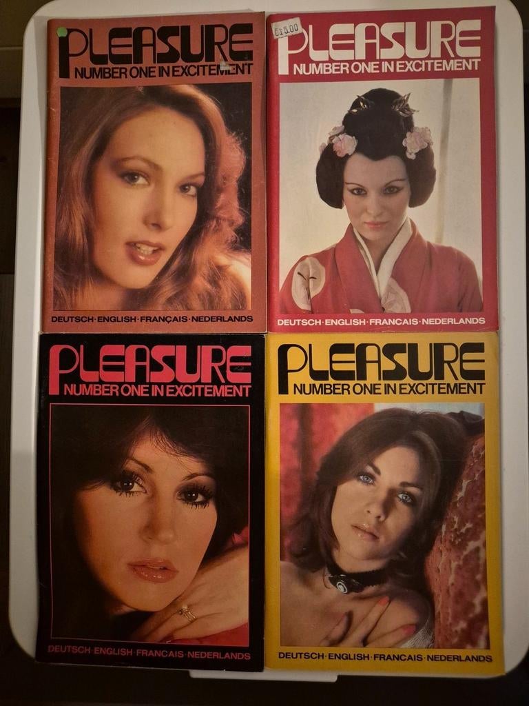 Lot de 4x magazines Pleasures pour les passionnés, Livres, Enlèvement ou Envoi