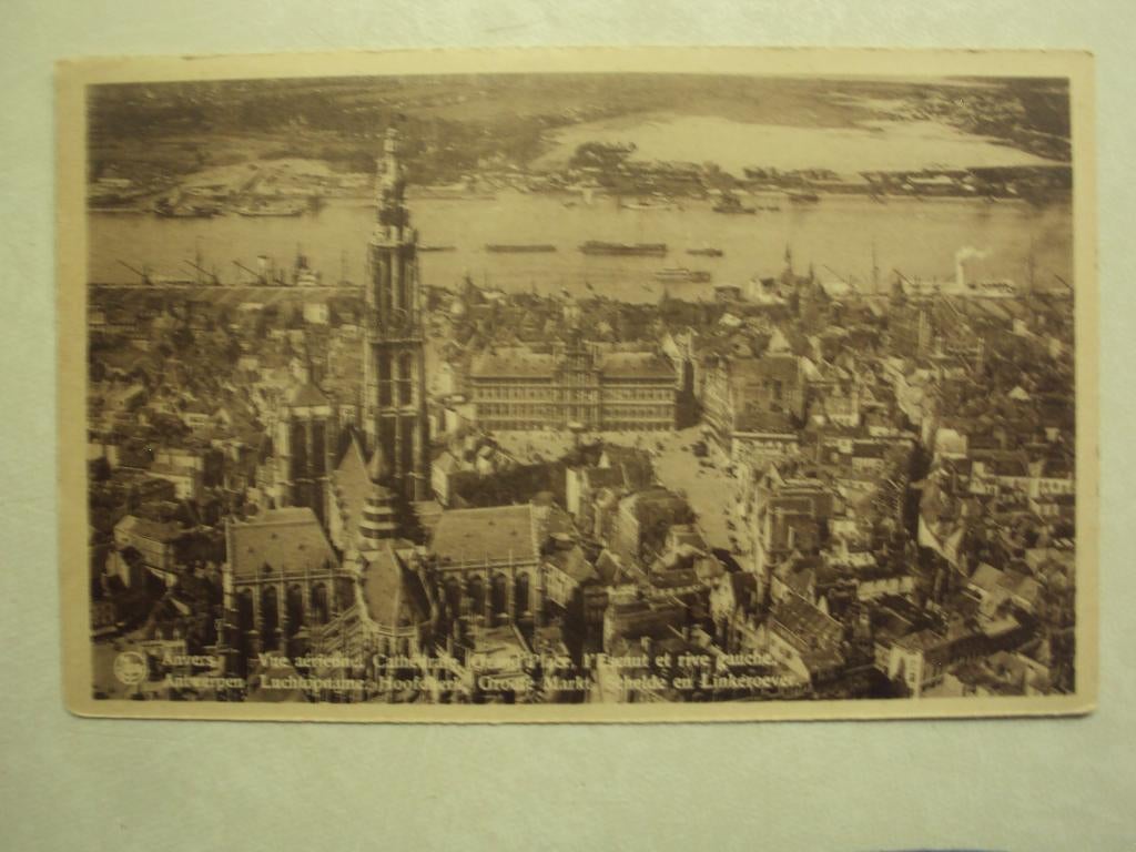 52858 - ANTWERPEN - LUCHTOPNAME - HOOFDKERK - ZIE 2 FOTO'S, Verzenden, Antwerpen