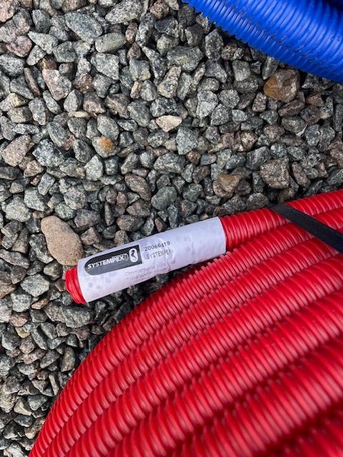 alpex rode en blauwe, Ophalen