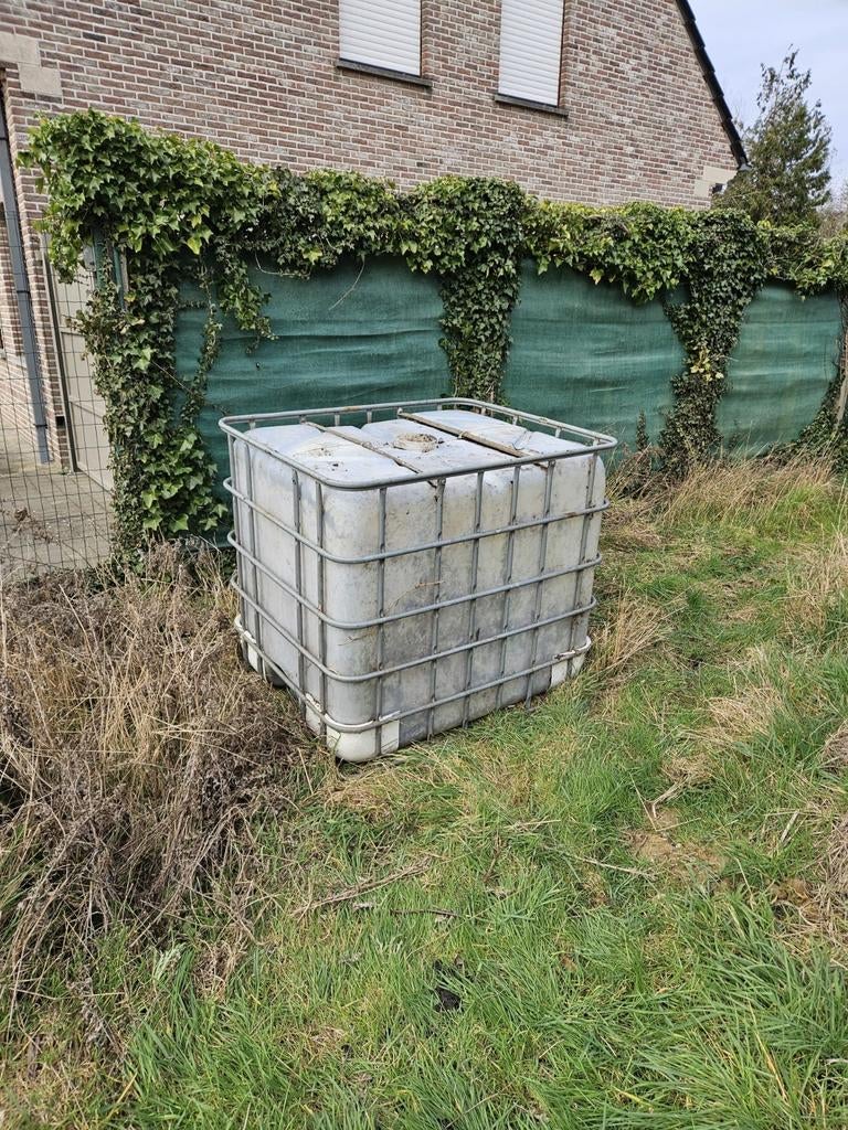 Watertank 1000l, Ophalen