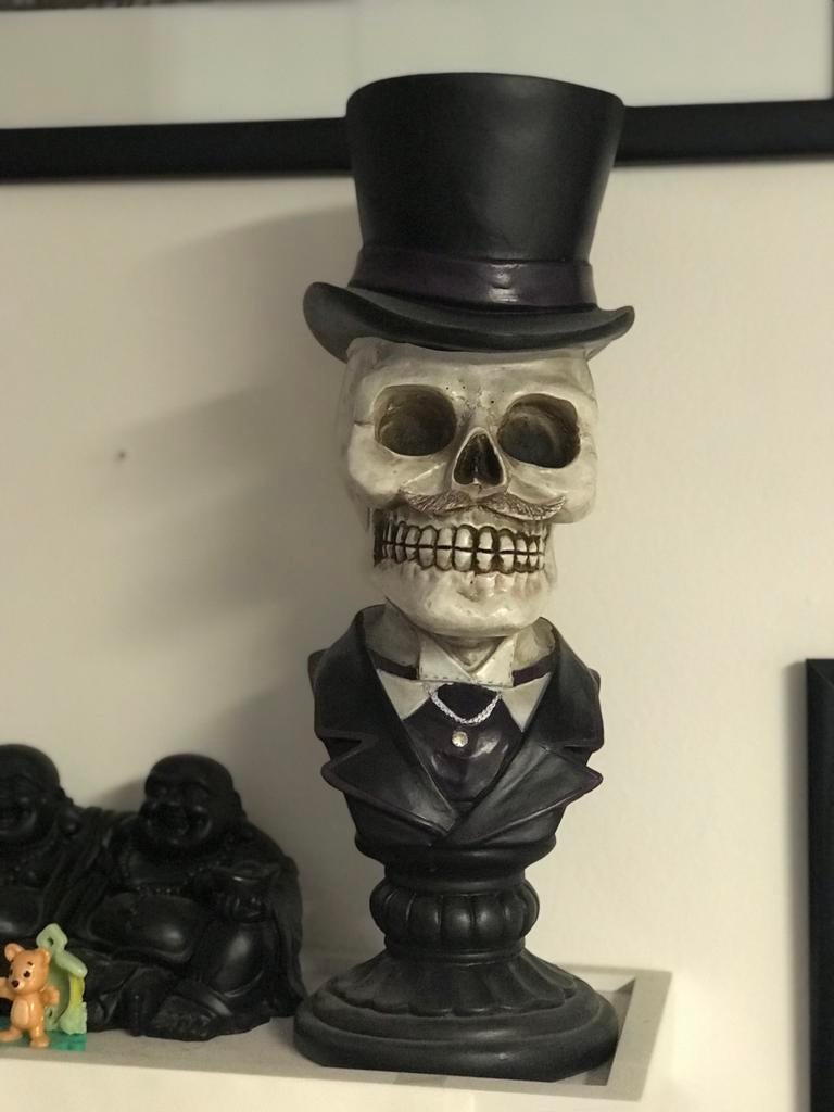 High top skull, Huis en Inrichting, Woonaccessoires | Zuilen en Pilaren, Ophalen, Zo goed als nieuw