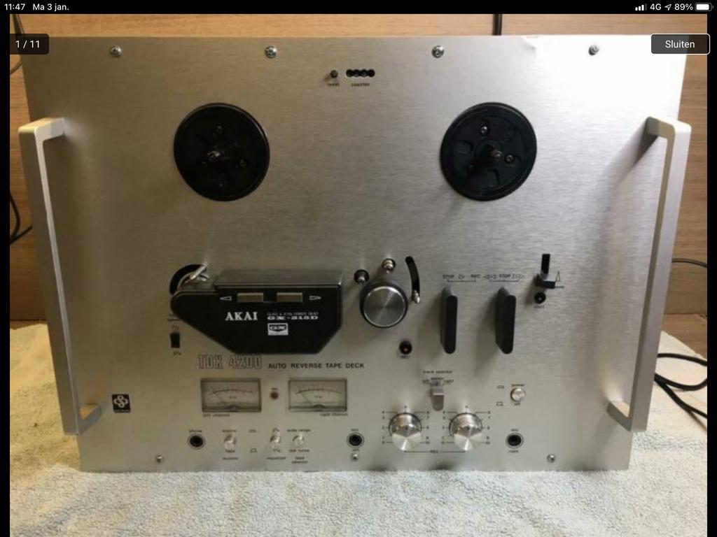 Akai GX215D version Ohio, TV, Hi-fi & Vidéo, Enregistreurs audio, Enlèvement, Magnétophone