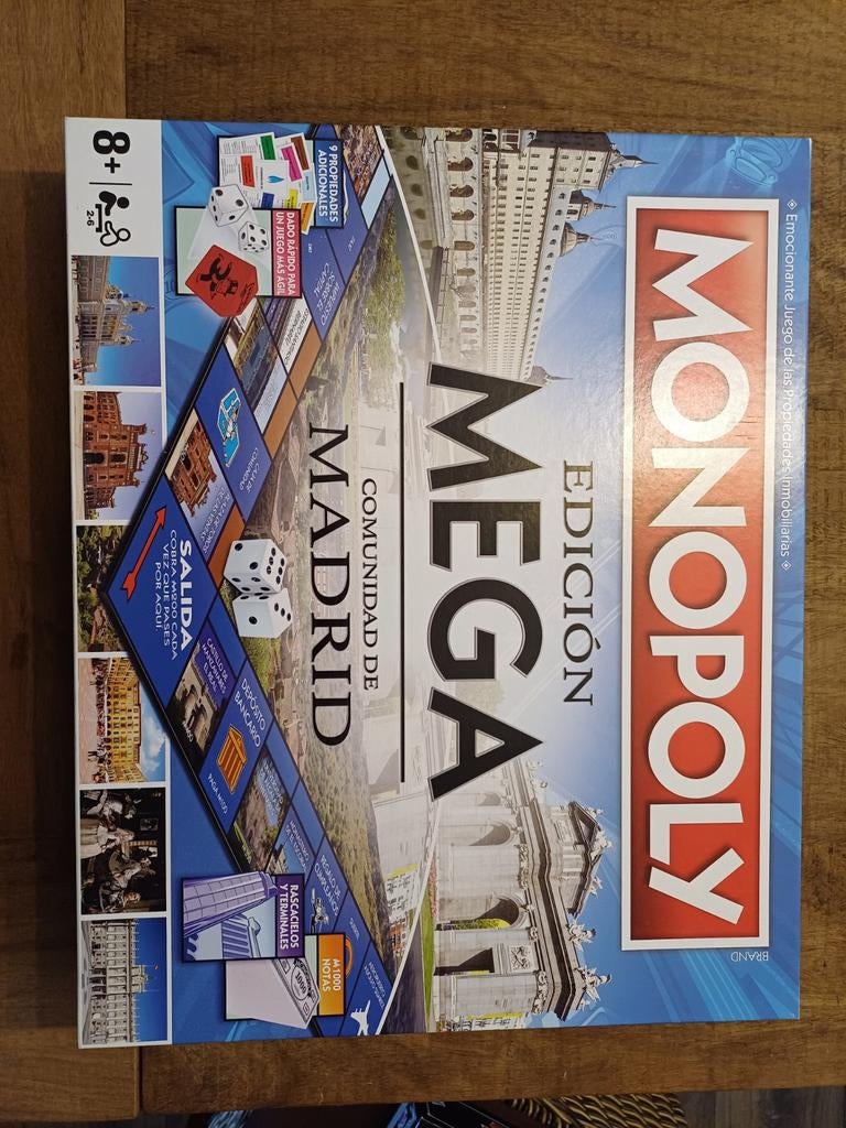 Monopoly Mega Madrid, Hobby en Vrije tijd, Ophalen of Verzenden