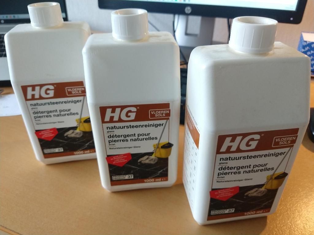 3 x 1 liter HG natuursteenreiniger  (product 37), Ophalen of Verzenden