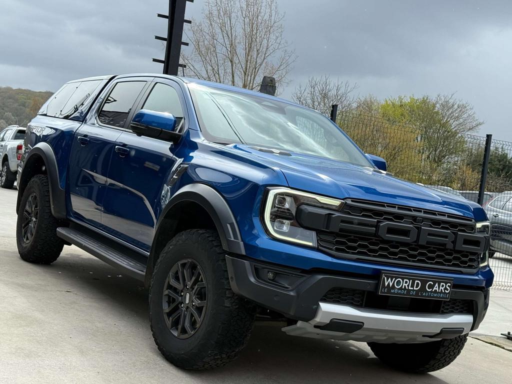 Ford Ranger Raptor 3.0 V6 4WD TVAC*BTWIN HARD-TOP DISTRO CAM, Autos, Achat, Entreprise, Alarme, Noir