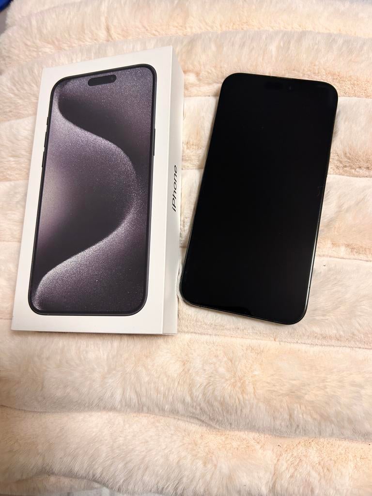 Iphone 15 ProMax, Télécoms, Téléphonie mobile | Apple iPhone, Enlèvement ou Envoi, Noir, 256 GB, IPhone 15