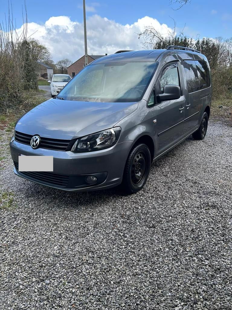 VW Caddy 1.6 TDI 102ch – 7 Places – État Propre, Autos, Bluetooth, Achat, 7 places, Boîte manuelle