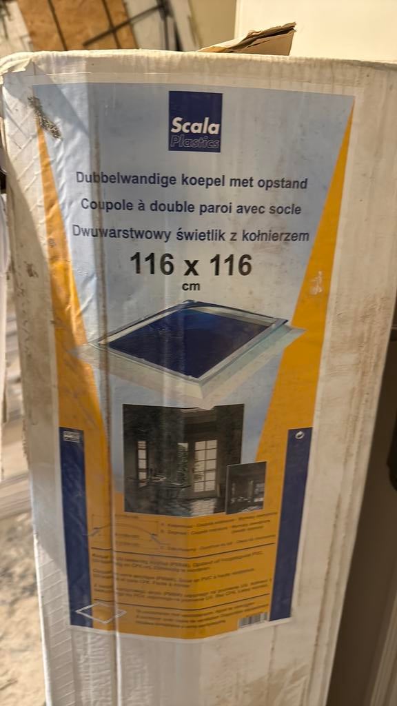 Coupole à double paroi avec socle, 116  116 cm, Bricolage & Construction, Enlèvement, Comme neuf