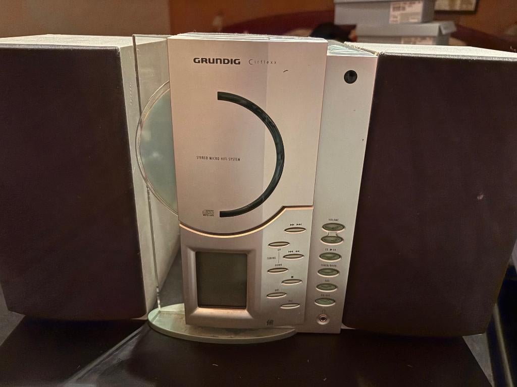 mini stereoketen Grundig, Gebruikt, Tuner of Radio, Losse componenten, Ophalen