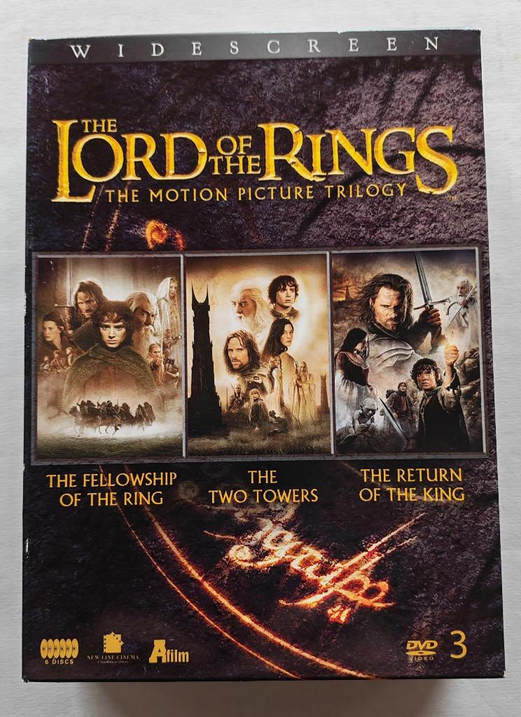 LORD OF THE RINGS - The motion picture trilogy (3 x 2 DVD), Alle leeftijden, Boxset, Fantasy, Ophalen of Verzenden