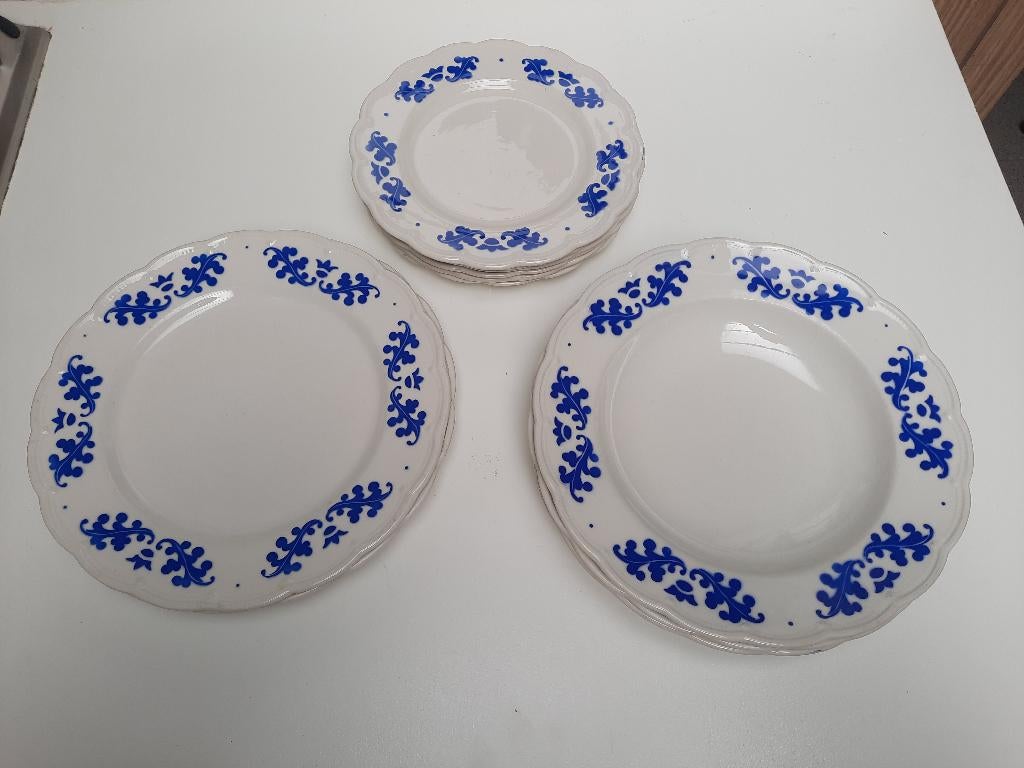 Vintage Boch borden, Enlèvement, Utilisé, Assiettes(s)