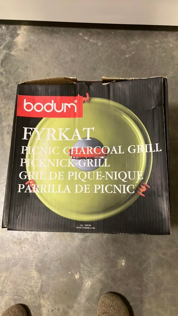 Bodum grill, Ophalen, Gebruikt