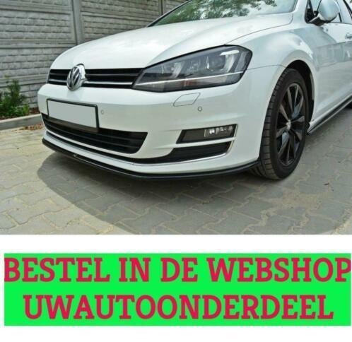 Spoiler voorspoiler splitter Geschikt Voor Golf 7 TSI TDI DS, Auto diversen, Tuning en Styling, Verzenden