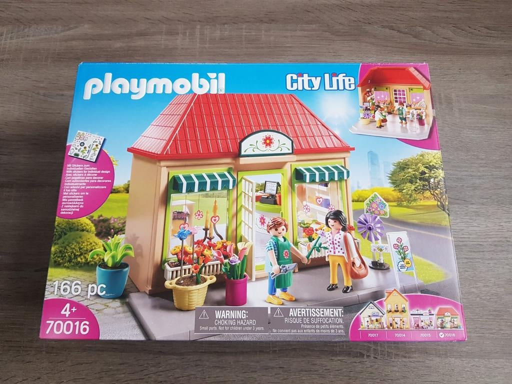 Playmobil City Life, magasin de fleurs 70016, Enfants & Bébés, Enlèvement ou Envoi, Comme neuf, Ensemble complet