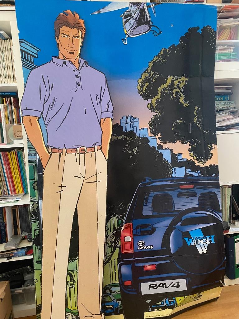 LARGO WINCH - présentoir, Livres, BD, Une BD, Van Hamme., Enlèvement, Utilisé