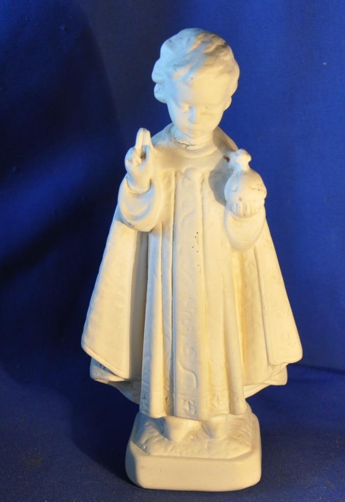 jesus de prague en platre tête recollée, Antiquités & Art, Antiquités | Objets religieux, Enlèvement ou Envoi