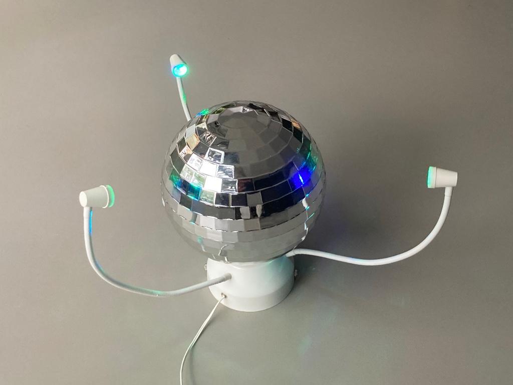 Lampe disco Ikea Dansa, Muziek en Instrumenten, Licht en Laser, Gebruikt, Discobol, Kleur, Ophalen