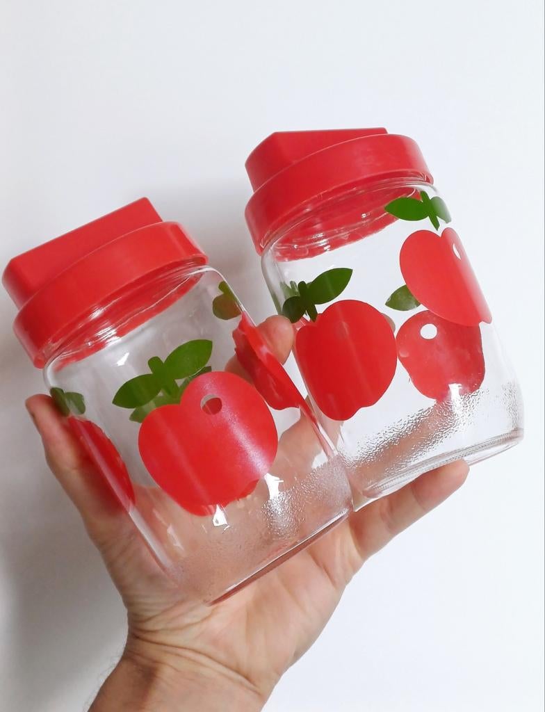 Vintage Gulf bewaarpotten, Huis en Inrichting, Ophalen of Verzenden