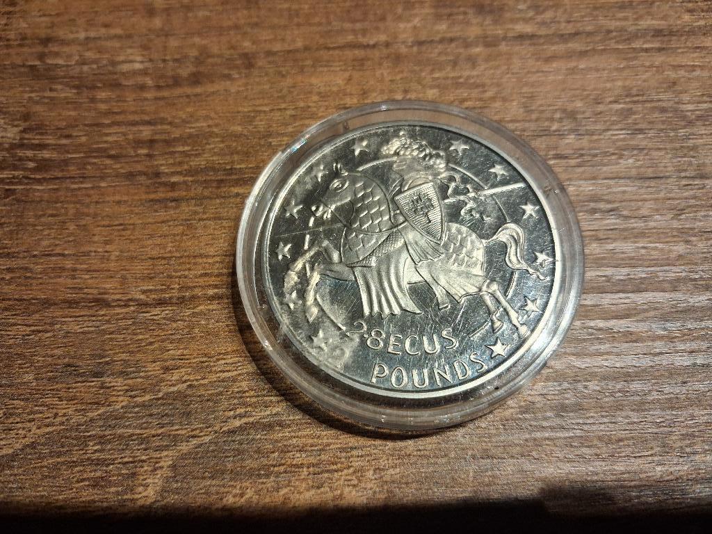 2,8 ECU - 2 livres 1992 Gibraltar, Enlèvement ou Envoi, Autres pays, Monnaie en vrac