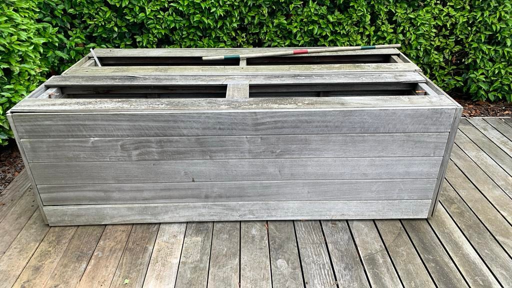 Verrijdbare bloembakken in padoek, Ophalen, Gebruikt